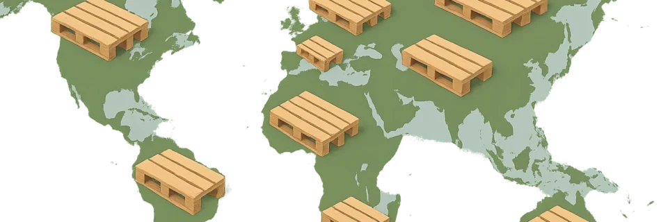 World Map Pallets